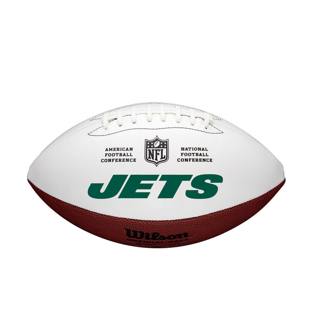 Balón de fútbol de los New York Jets de tamaño completo autografiable