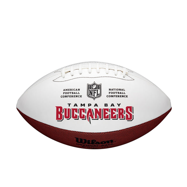 Balón de fútbol de los Tampa Bay Buccaneers de tamaño completo autografiable