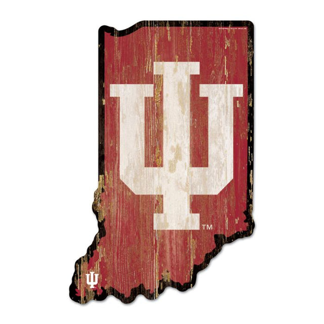 Indiana Hoosiers STATE SHAPE