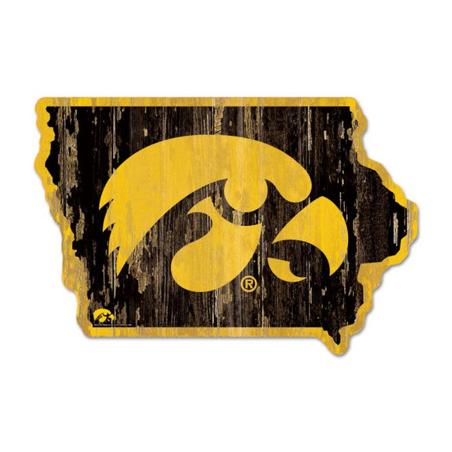 Iowa Hawkeyes STATE SHAPE