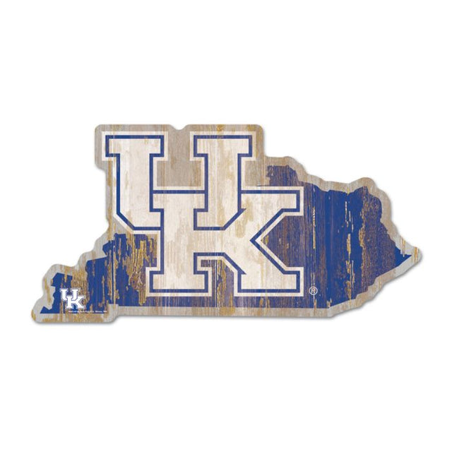 Kentucky Wildcats STATE SHAPE