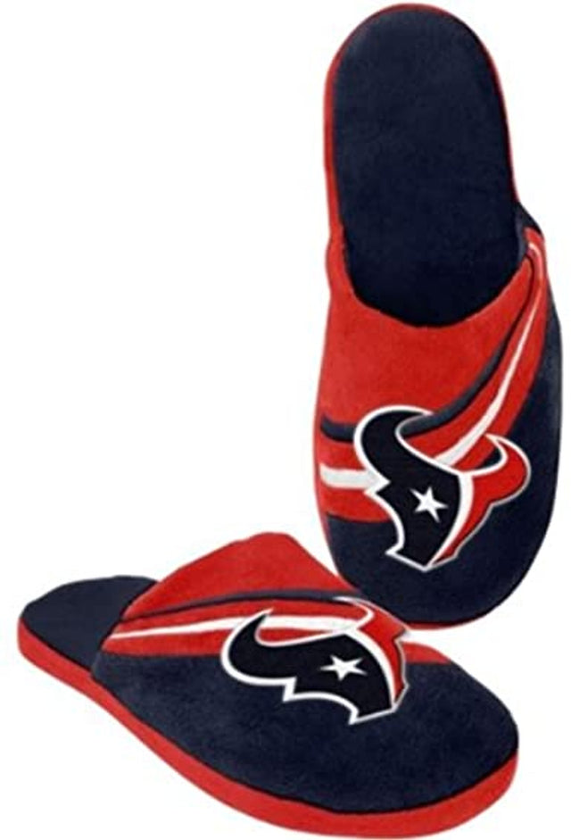 Zapatillas de deporte de los Houston Texans con rayas y logotipo grande (1 par) - L CO