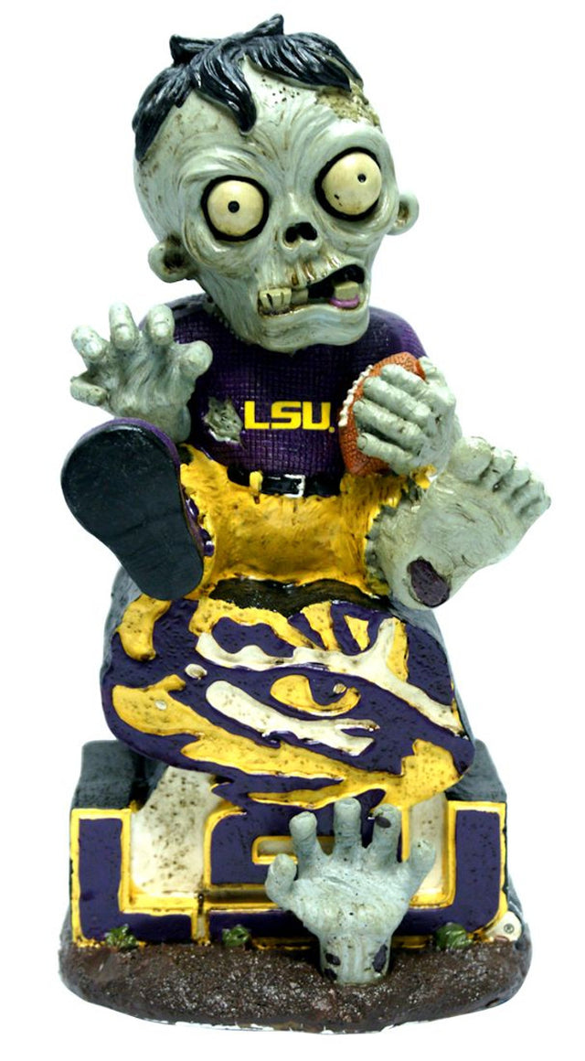 Figura de zombi de los Tigres de LSU: con logotipo y logo de Football CO