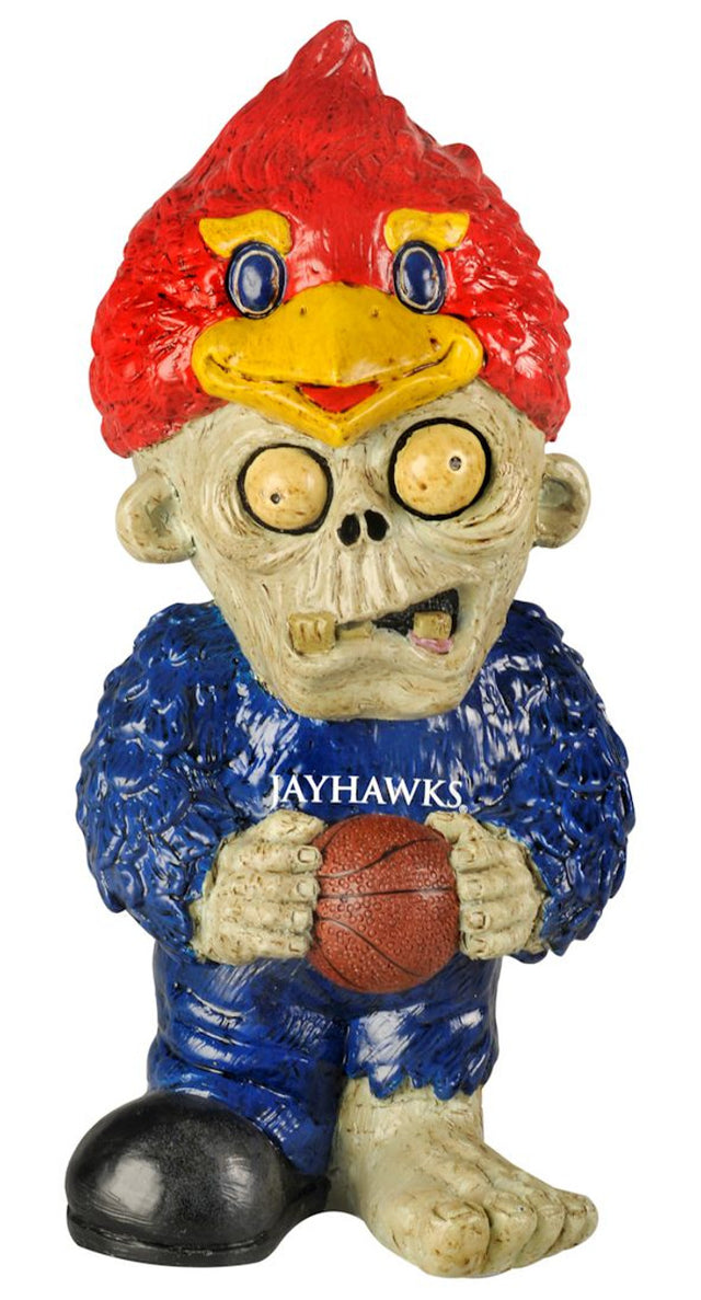 Figura de zombi de los Kansas Jayhawks: temática con fútbol CO