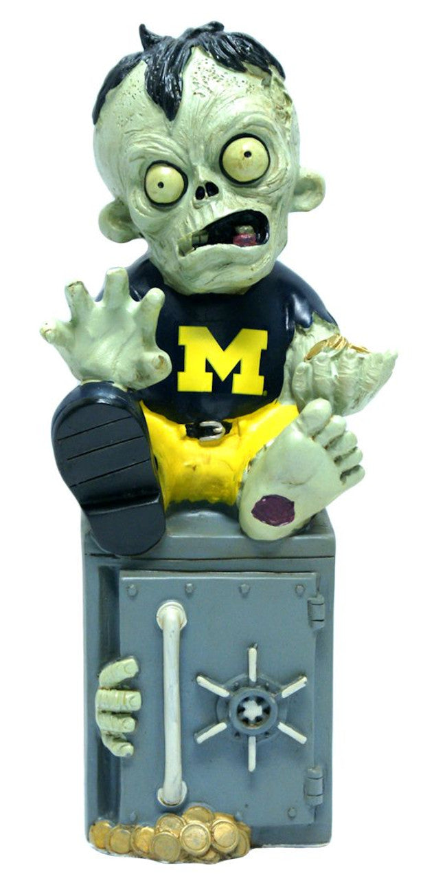 Banco de figuras de zombis de los Wolverines de Michigan CO