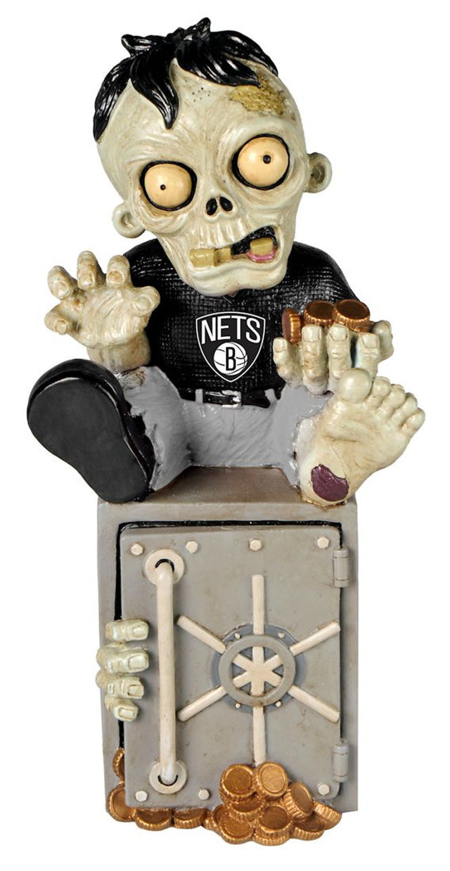 Brooklyn Nets Zombie Figurine Bank CO