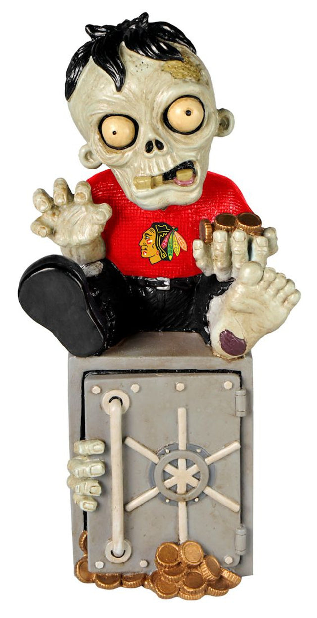 Banco de figuras de zombis de los Chicago Blackhawks