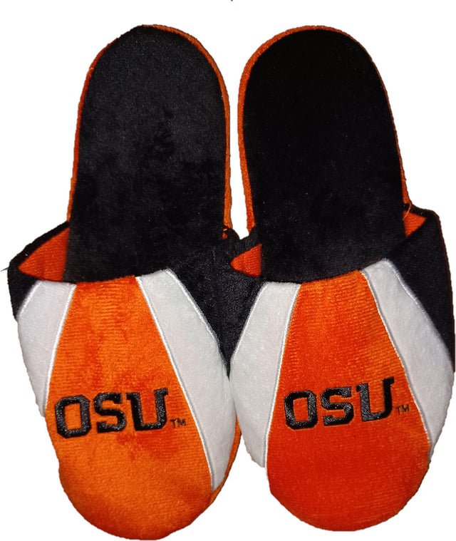 Pantuflas Oregon State Beavers para hombre con logotipo grande (1 par) - XL