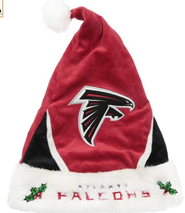 Atlanta Falcons Santa Hat Colorblock