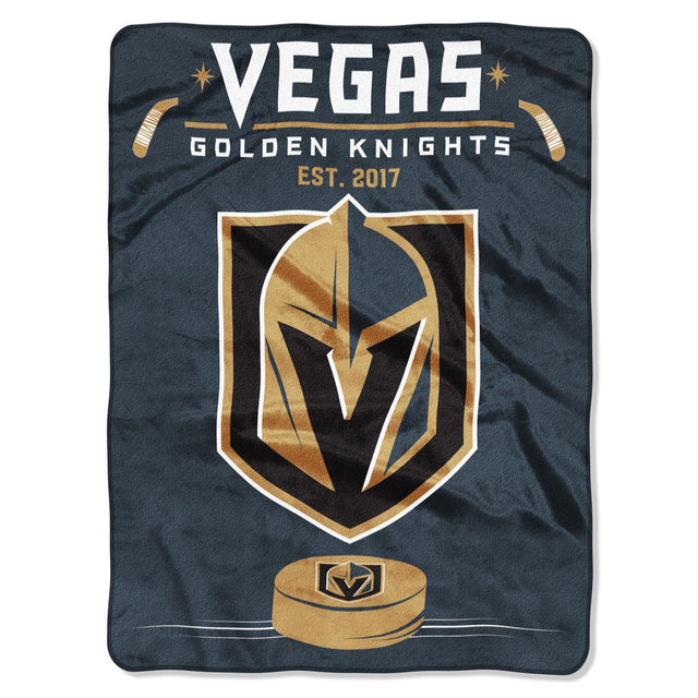 Manta Vegas Golden Knights 60x80 Diseño inspirado en Raschel