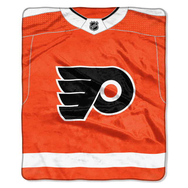 Manta de los Philadelphia Flyers de 50 x 60 pulgadas, diseño de Raschel, Nueva Jersey