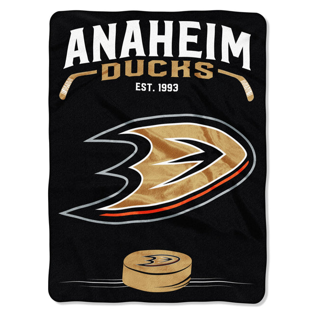 Manta de los Anaheim Ducks de 60 x 80 cm con diseño inspirado en Raschel