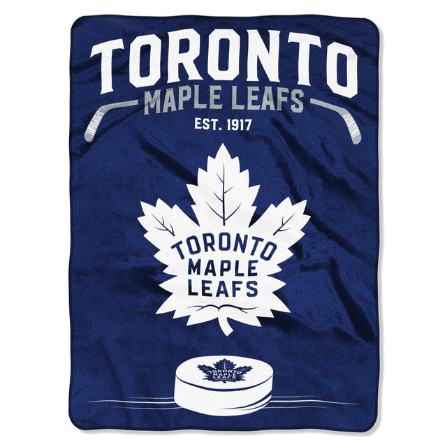 Toronto Maple Leafs Blanket 60x80 Raschel Inspired Design