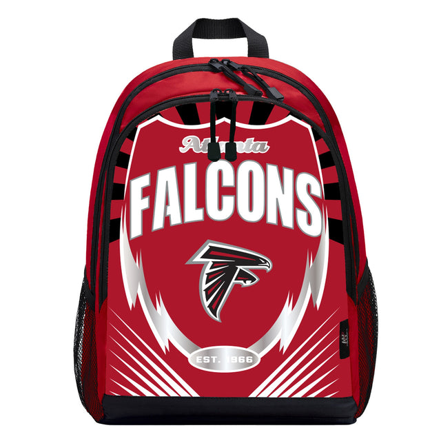 Mochila estilo relámpago de los Atlanta Falcons