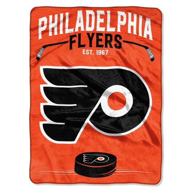 Manta de los Philadelphia Flyers de 60 x 80 cm con diseño inspirado en Raschel