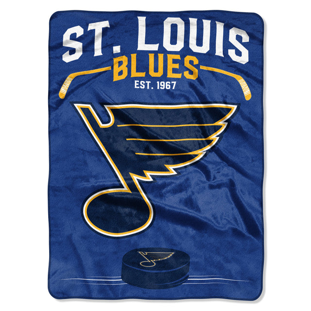 Manta de St. Louis Blues de 60 x 80 cm con diseño inspirado en Raschel