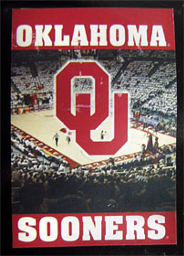 Oklahoma Sooners - Colgante de pared (28 x 41 cm)