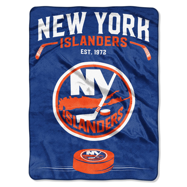 Manta de los New York Islanders de 60 x 80 cm con diseño inspirado en Raschel