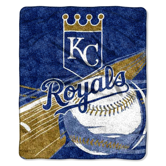 Manta de los Kansas City Royals de 50 x 60 cm, diseño de sherpa Big Stick