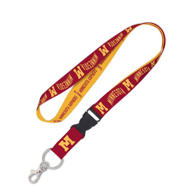 Minnesota Golden Gophers /College Vault Lanyard w/detachable buckle 1"