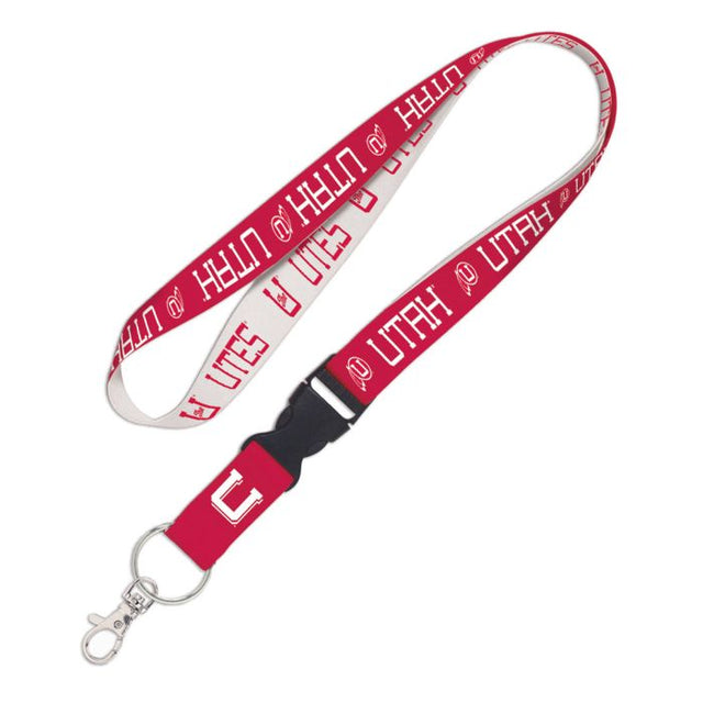 Utah Utes /College Vault Lanyard w/detachable buckle 1"