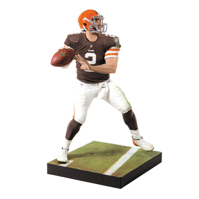 Figura de Johnny Manziel McFarlane de los Cleveland Browns (lanzamiento en 2014)