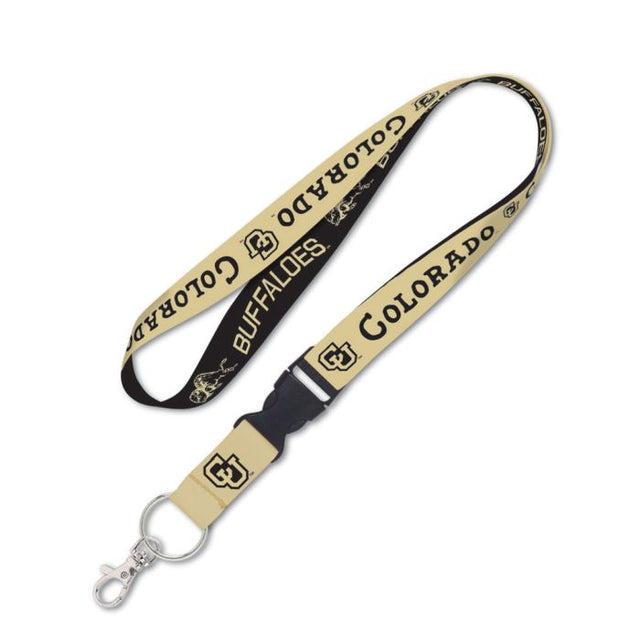 Colorado Buffaloes / Vintage Collegiate Lanyard w/detachable buckle 1"