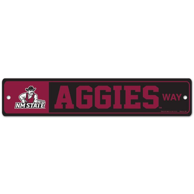 New Mexico State Aggies Street / Zone Sign 3.75" x 19"