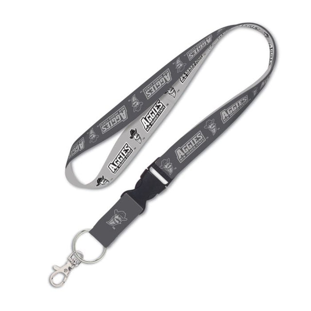 New Mexico State Aggies CHARCOAL Lanyard w/detachable buckle 1"