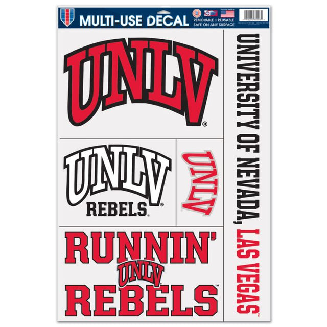 Calcomanía multiusos de UNLV Rebels de 11" x 17"