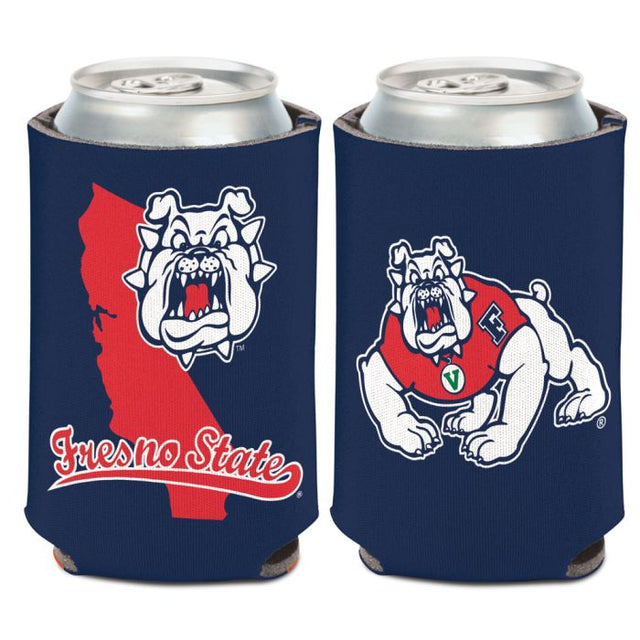 Fresno State Bulldogs STATE SHAPE Can Cooler 12 oz.