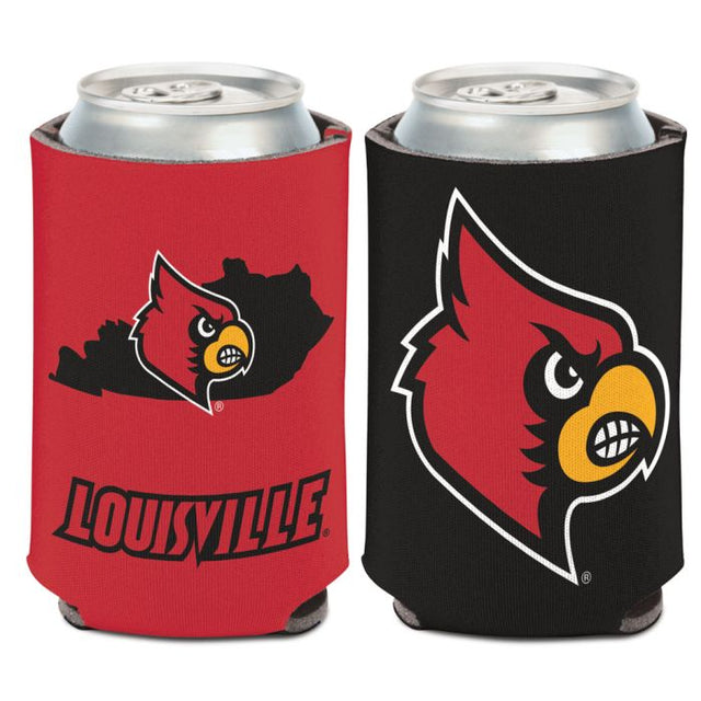 Louisville Cardinals STATE SHAPE Can Cooler 12 oz.