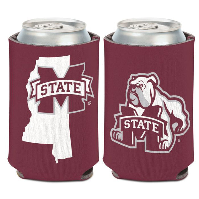 Mississippi State Bulldogs STATE SHAPE Can Cooler 12 oz.