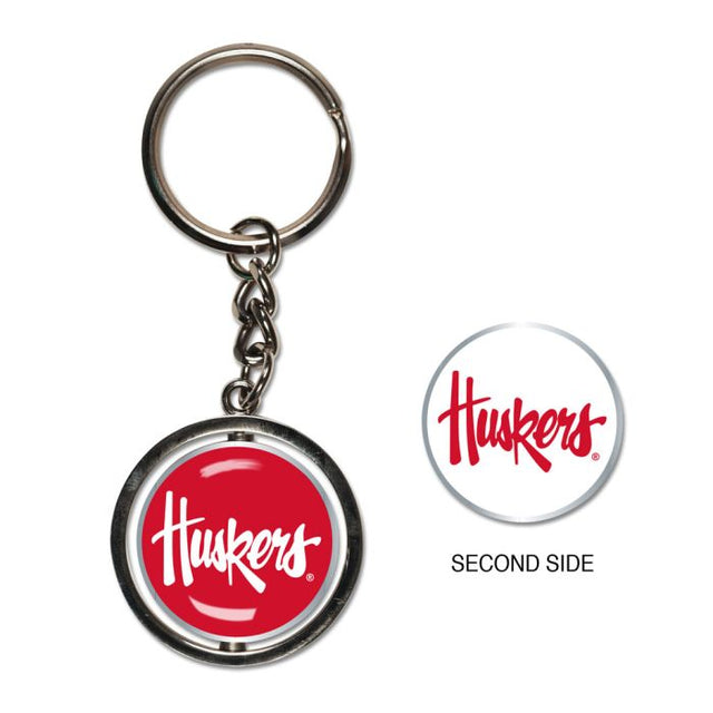 Nebraska Cornhuskers Spinner Key Ring