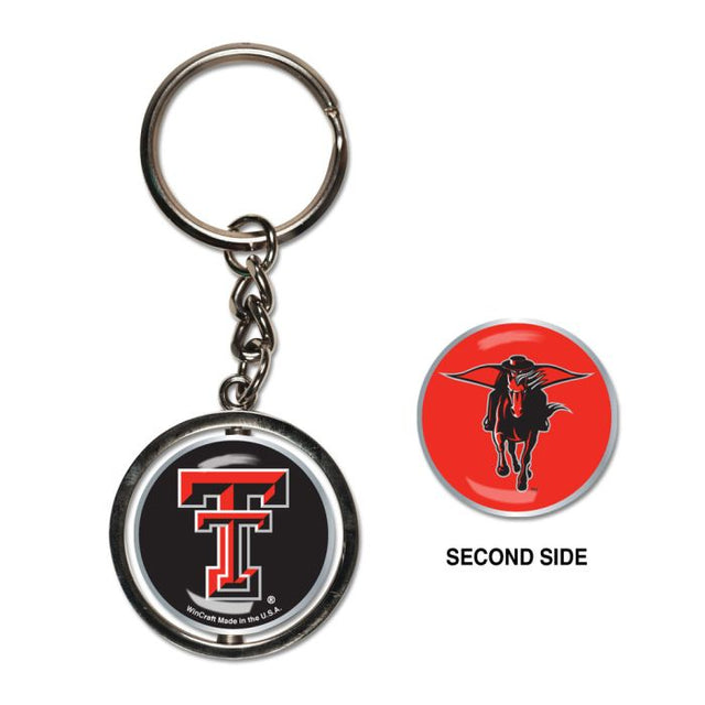 Llavero giratorio de los Texas Tech Red Raiders