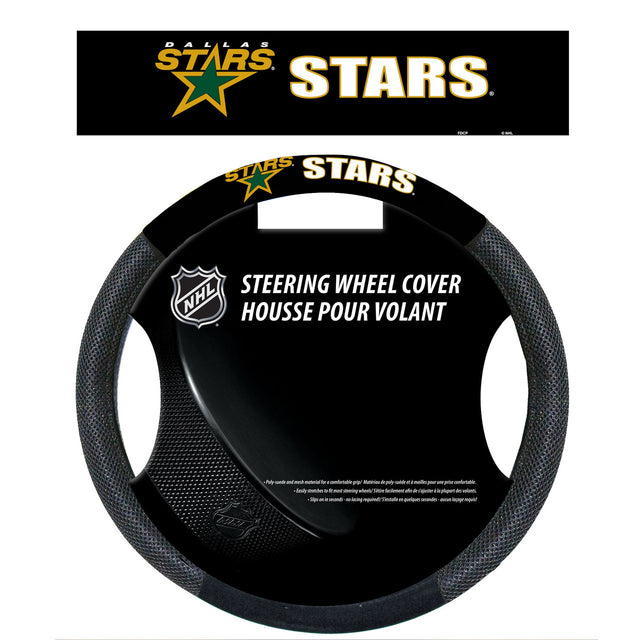 Funda de volante de los Dallas Stars estilo malla alternativa CO