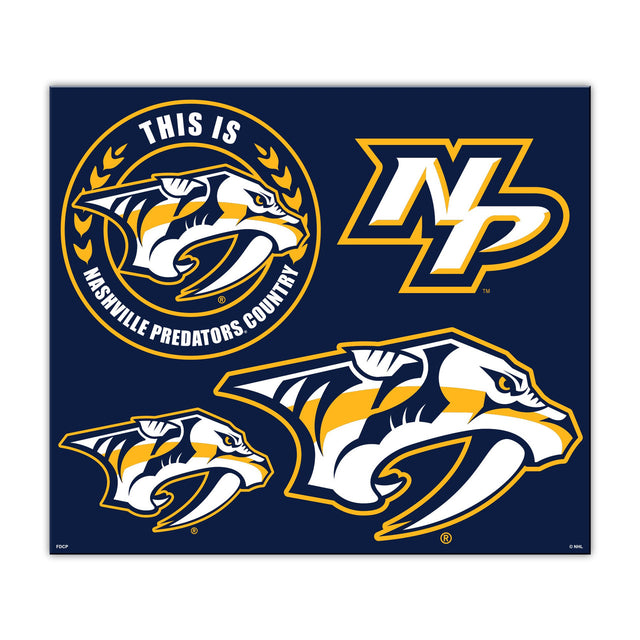 Kit de imanes de 4 piezas de Nashville Predators