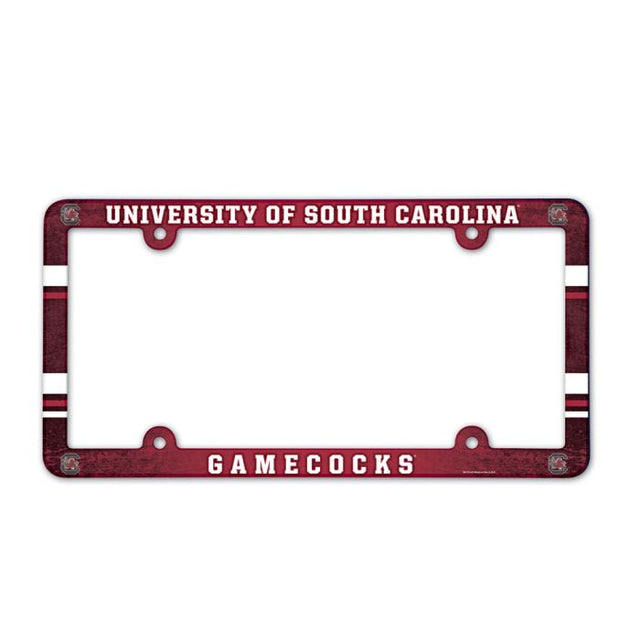 South Carolina Gamecocks Lic Plate Frame Full Color