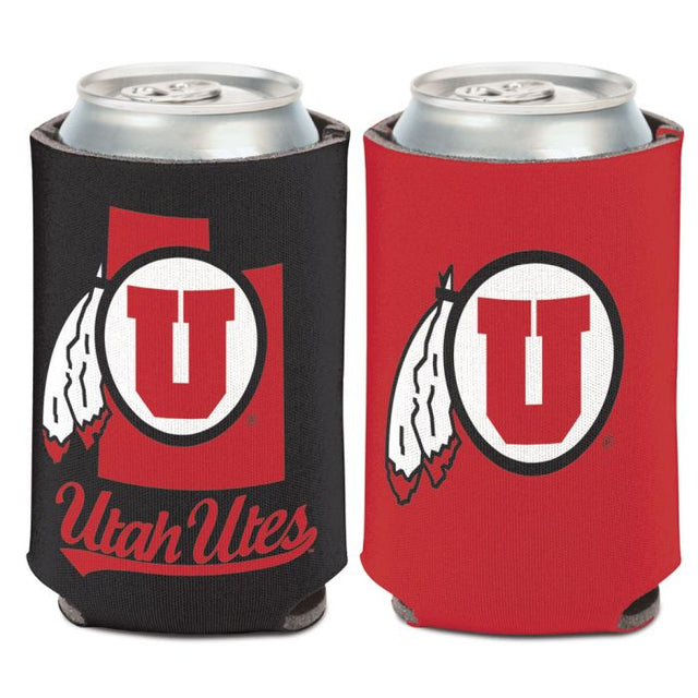 Utah Utes STATE SHAPE Can Cooler 12 oz.