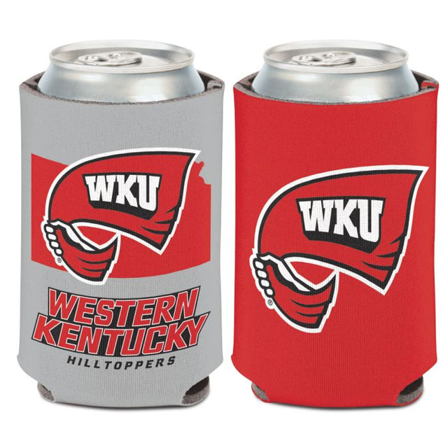 Enfriador de lata STATE SHAPE de Western Kentucky Hilltoppers de 12 oz.