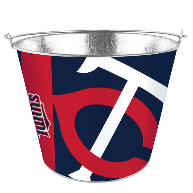 Balde de 5 cuartos de galón de los Minnesota Twins con diseño de Hype