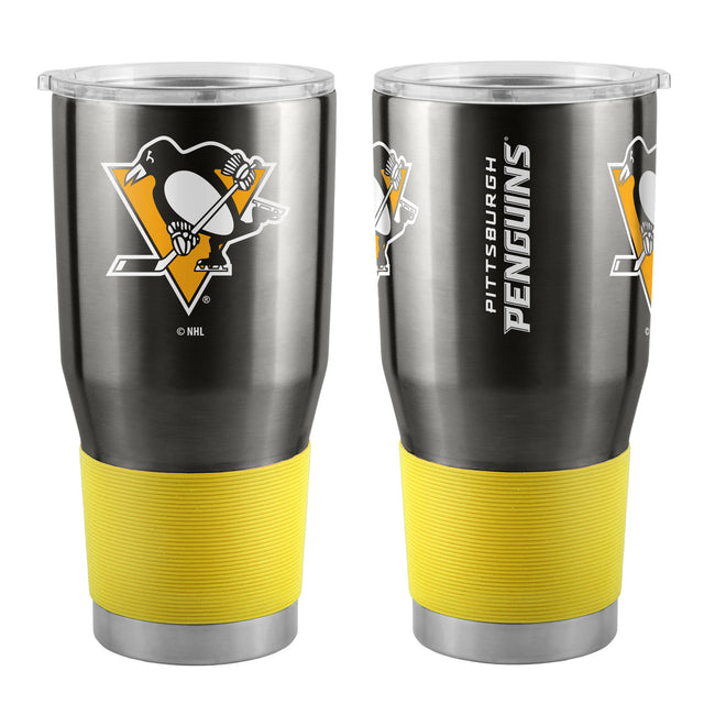 Vaso de viaje de acero inoxidable de 30 oz de los Pittsburgh Penguins