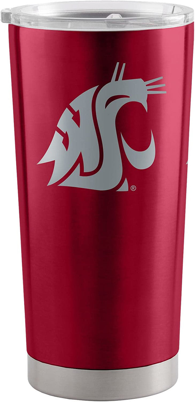 Vaso de viaje de 20 oz de color rojo ultrafino de los Washington State Cougars