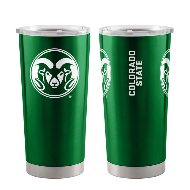 Vaso de viaje de acero inoxidable de 20 oz de Colorado State Rams