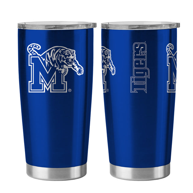 Vaso de viaje Memphis Tigers de 20 oz, color azul marino