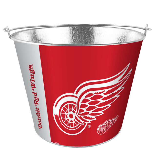 Balde de 5 cuartos de galón de los Detroit Red Wings Hype Design