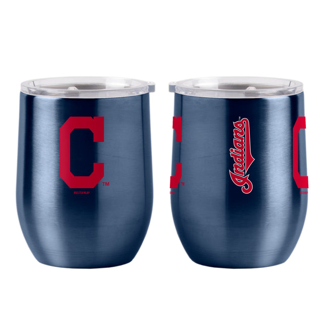 Vaso de viaje ultra curvo de 16 oz de los Cleveland Indians