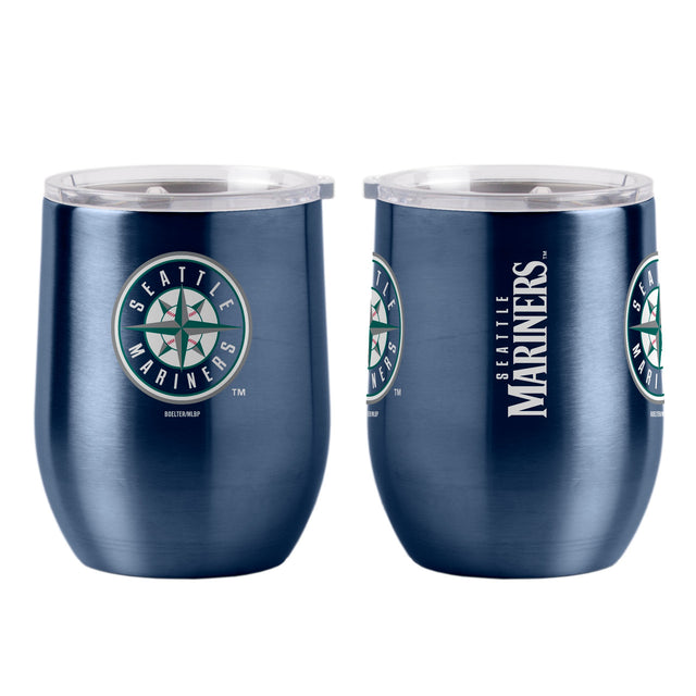 Vaso de viaje ultra curvo de 16 oz de los Seattle Mariners