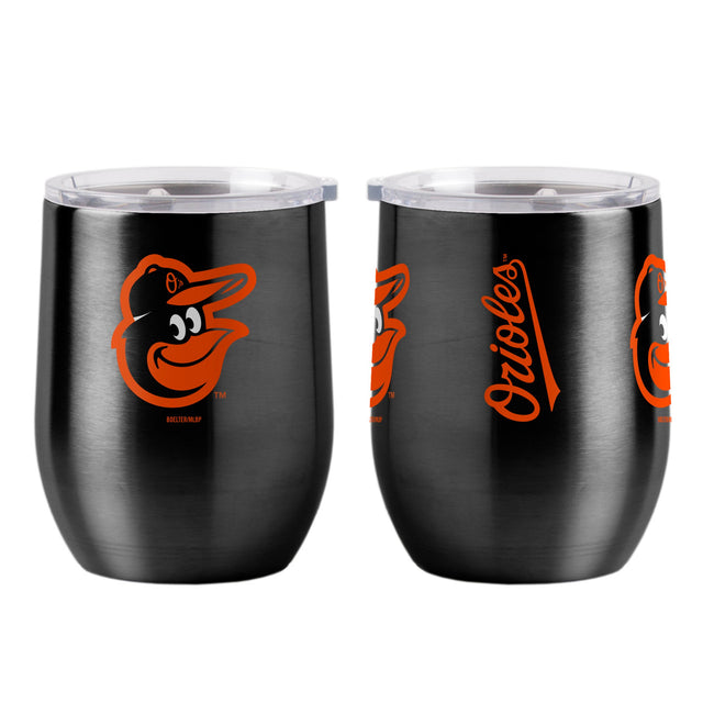 Vaso de viaje ultra curvo de 16 oz de los Baltimore Orioles