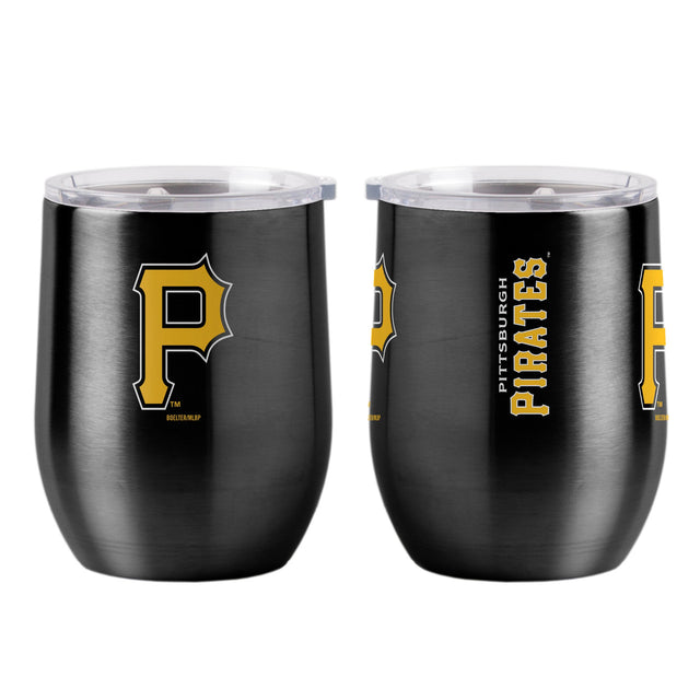 Vaso de viaje ultra curvo de 16 oz de los Piratas de Pittsburgh